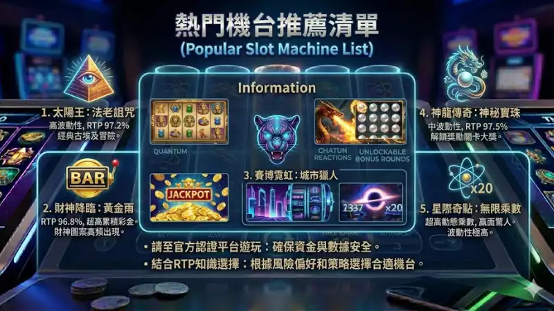 熱門機台推薦清單