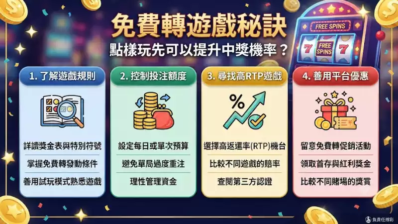 免費轉遊戲秘訣:點樣玩先可以提升中獎機率?