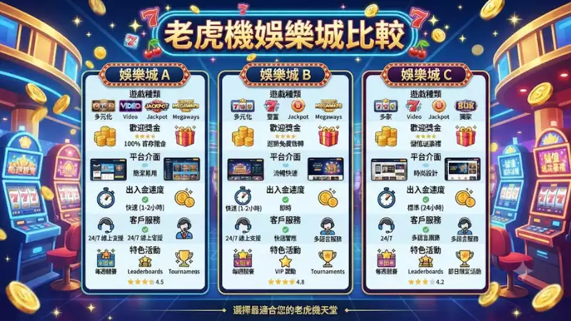 老虎機娛樂城比較