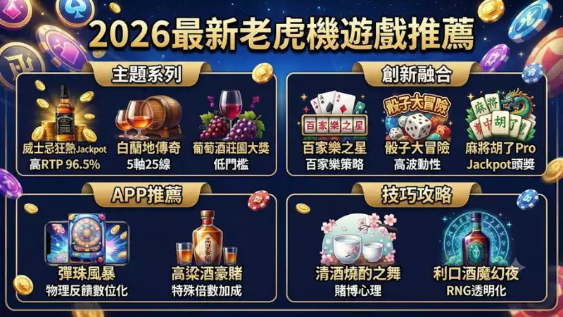 2026最新老虎機遊戲推薦