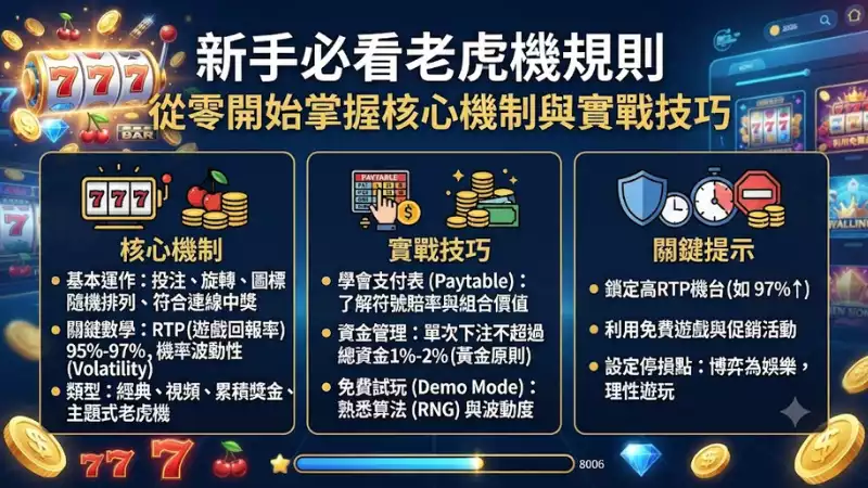 新手必看老虎機規則