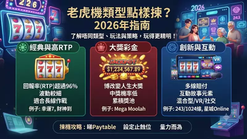 老虎機類型點樣揀
