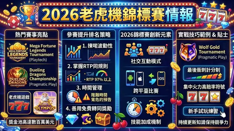 2026老虎機錦標賽情報