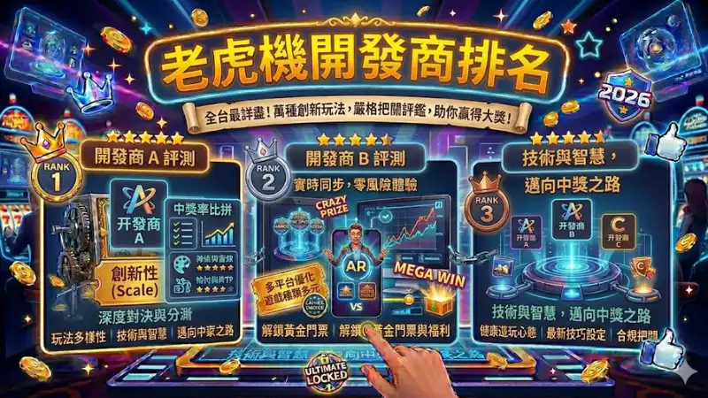老虎機開發商排名