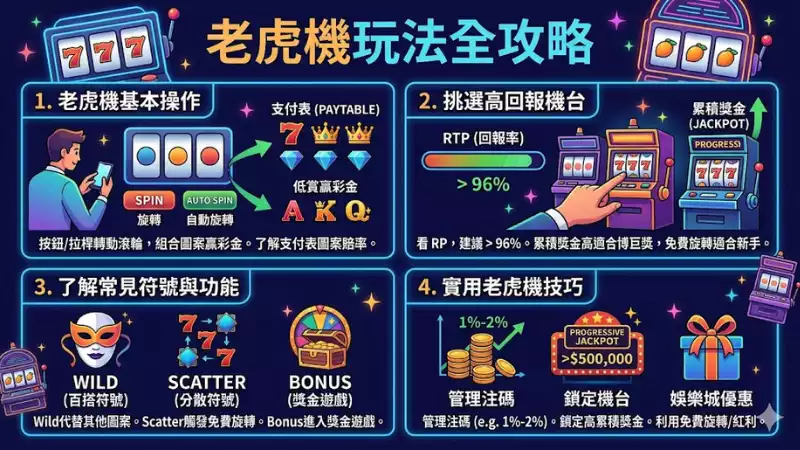 老虎機玩法全攻略