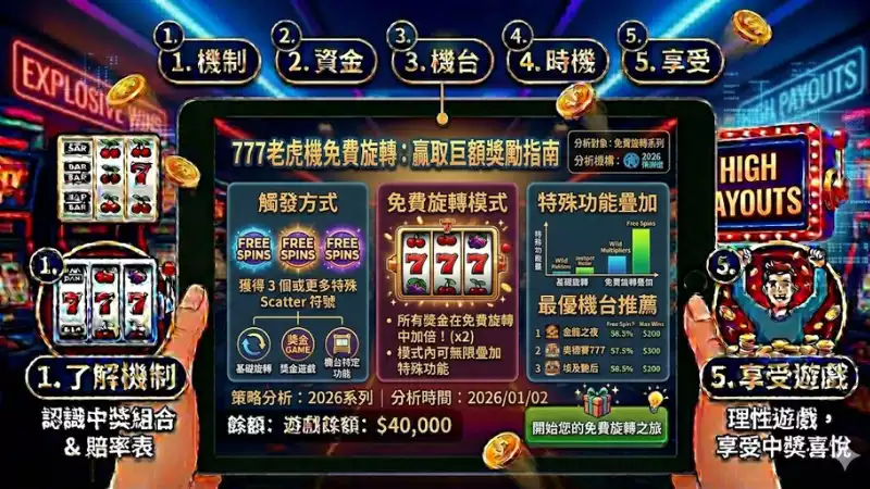 777老虎機免費旋轉