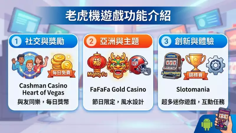 老虎機遊戲功能介紹