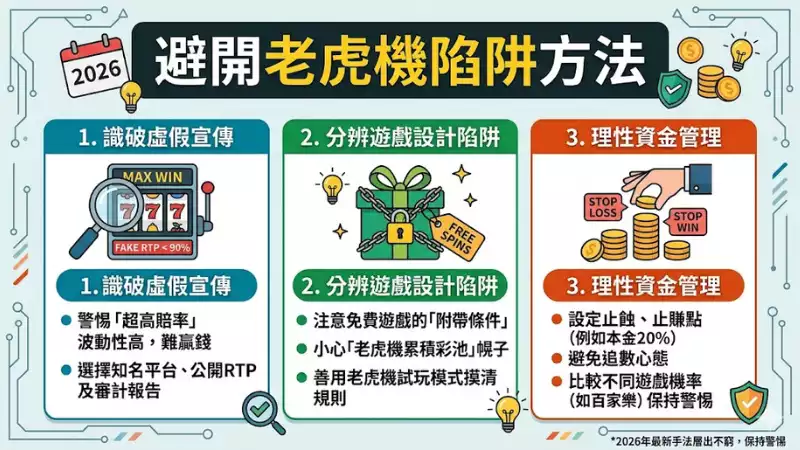 避開老虎機陷阱方法