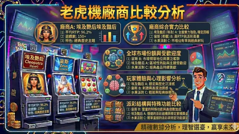 老虎機廠商比較分析