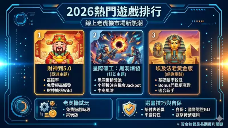 2026熱門遊戲排行